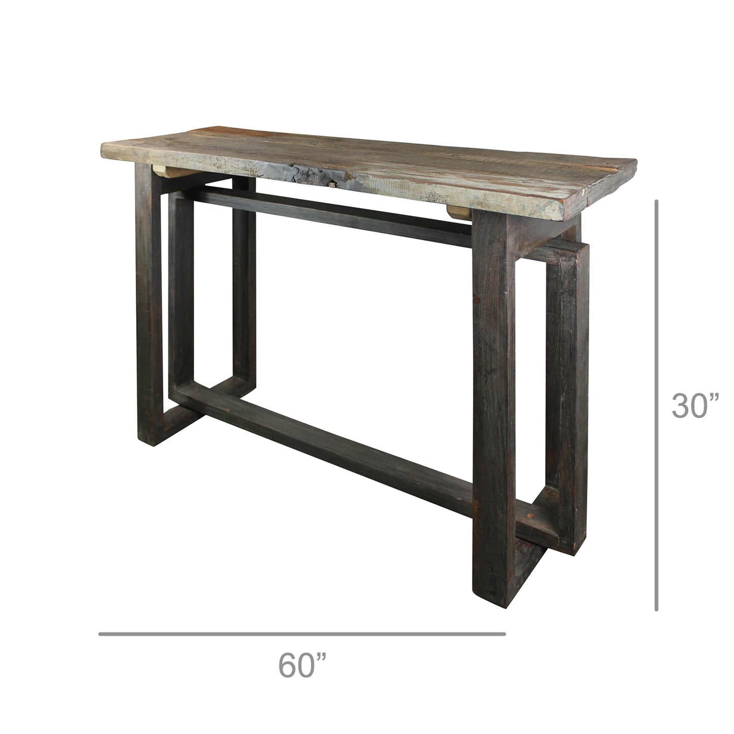 Consolle da Ingresso in Legno Riciclato Pomarance