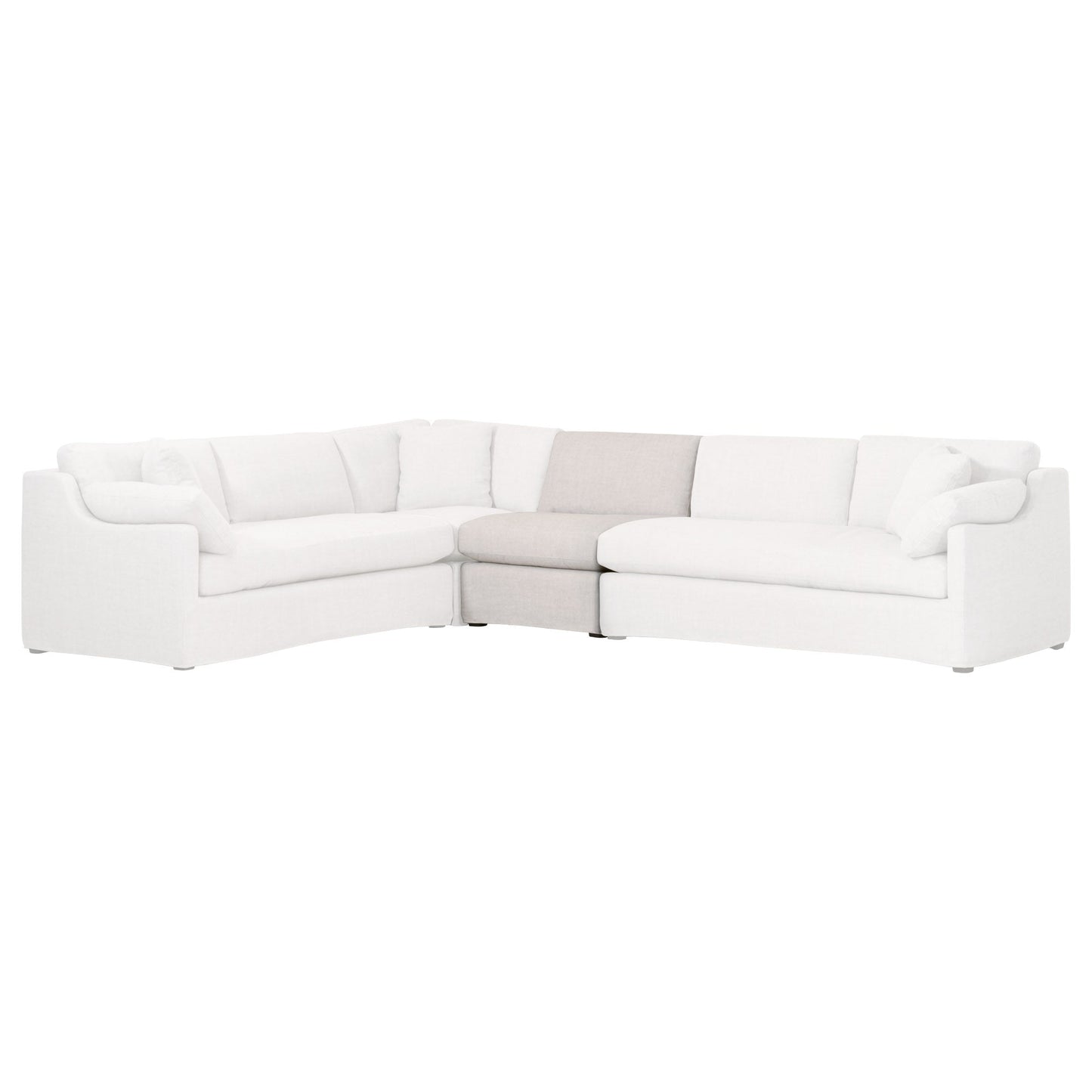 Poltrona Sfondabile Senza Braccioli Maud Modular Slope Arm a 1 Posto