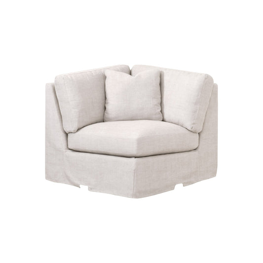 Poltrona angolare sfoderabile Maud Modular con bracciolo inclinato