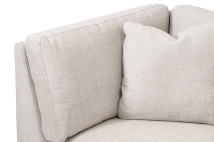 Poltrona angolare sfoderabile Maud Modular con bracciolo inclinato
