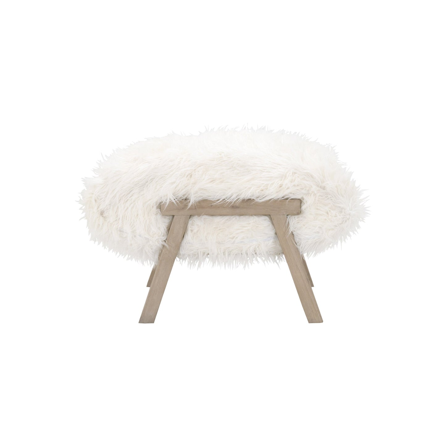 Pouf Baxter in finta lana