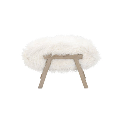 Pouf Baxter in finta lana