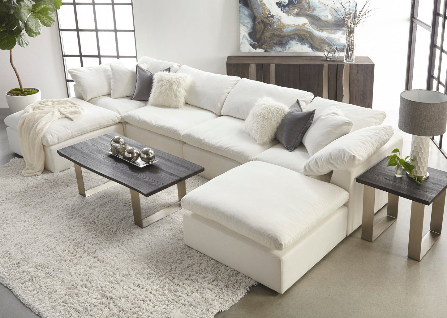 Pouf modulare Canterbury
