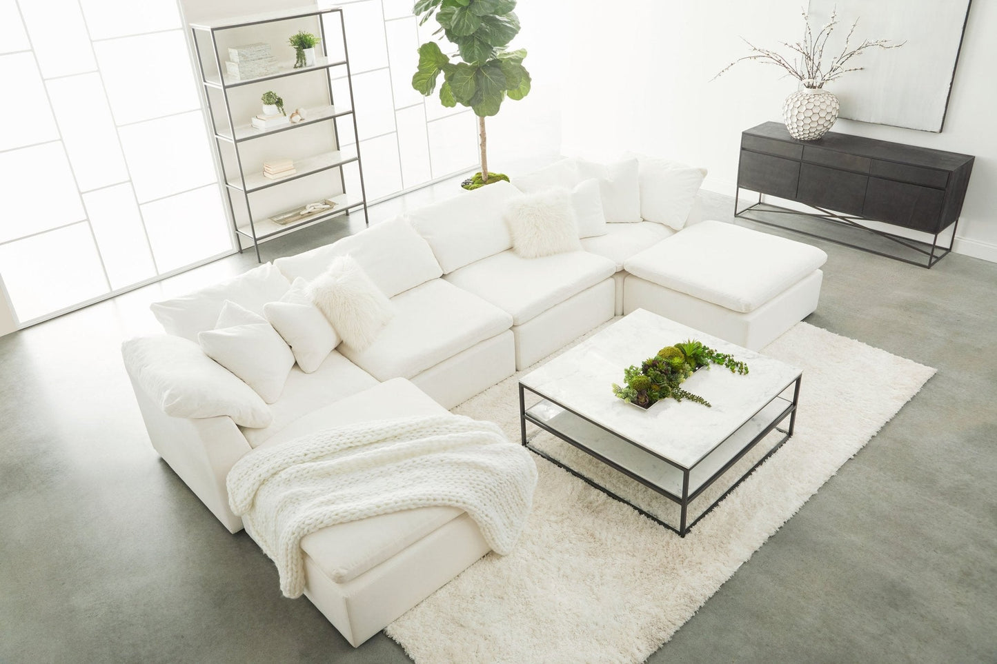 Pouf modulare Canterbury