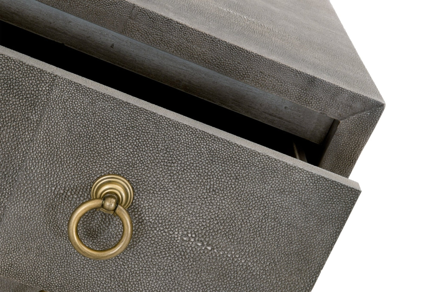 Comodino a 3 cassetti GlenEllyn Shagreen