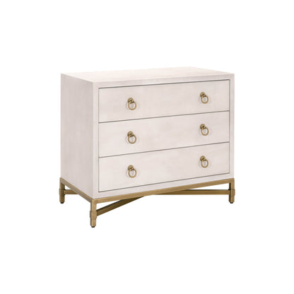 Comodino a 3 cassetti GlenEllyn Shagreen