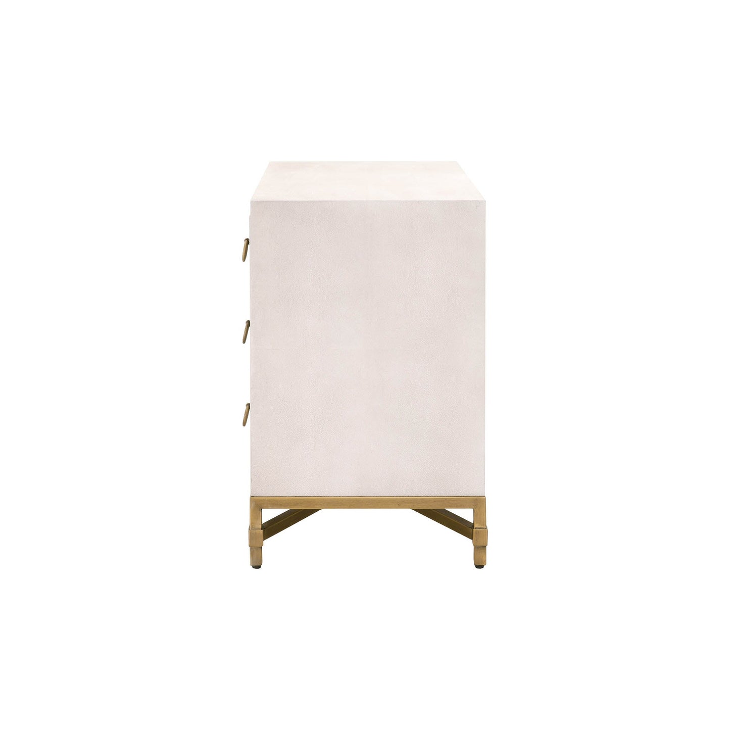 Comodino a 3 cassetti GlenEllyn Shagreen