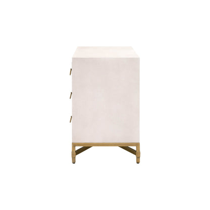 Comodino a 3 cassetti GlenEllyn Shagreen
