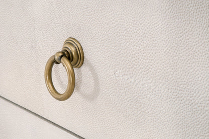 Comodino a 3 cassetti GlenEllyn Shagreen