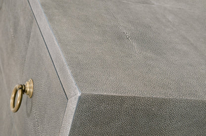 Cassettiera doppia a 6 cassetti GlenEllyn Shagreen