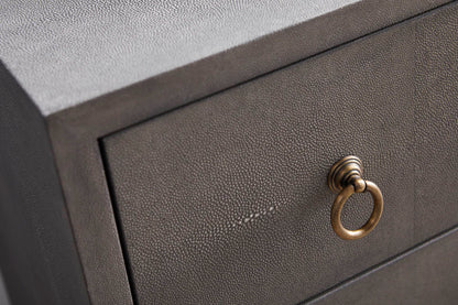 Cassettiera doppia a 6 cassetti GlenEllyn Shagreen