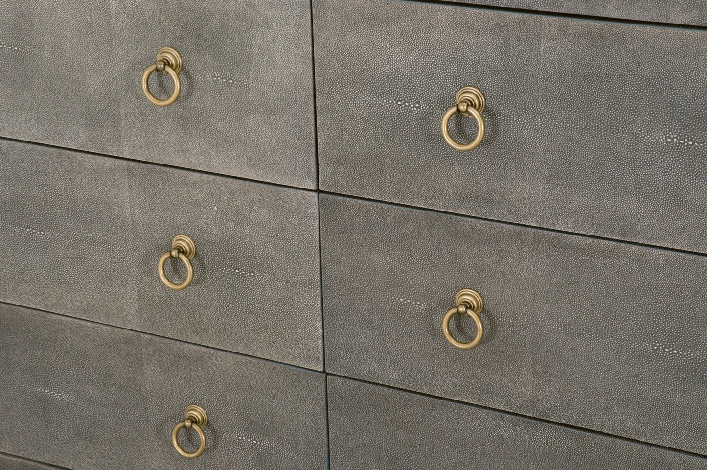Cassettiera doppia a 6 cassetti GlenEllyn Shagreen