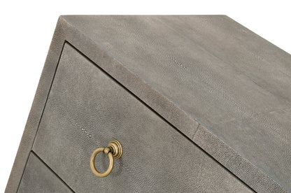 Cassettiera doppia a 6 cassetti GlenEllyn Shagreen
