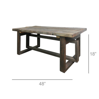 Tavolino da caffè Pomarance in Legno Riciclato