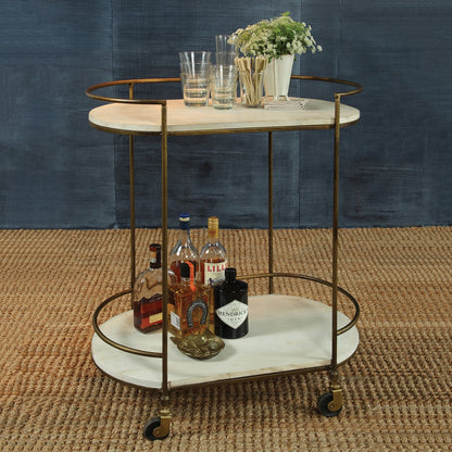 Carrello Bar Scarlino Brass