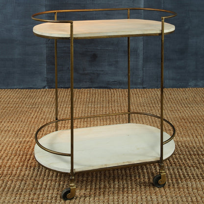 Carrello Bar Scarlino Brass